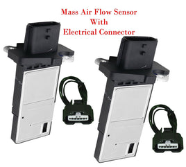 2 x Mass Air Flow Meter Sensor + Connectors Fits Infiniti M56 Q70 Q70L