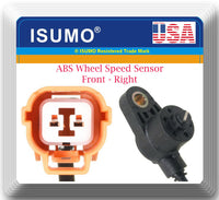 2 ABS Wheel Speed Sensor Front Left & Right For Acura CL TL Honda Accord 98-2002