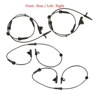 4x ABS Wheel Speed Sensor & Connector L/R Front Rear For Nissan Altima 2019-2024