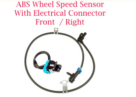 ABS Wheel Speed Sensor Front Right With Connector Fits: Cadillac Chevrolet GMC 