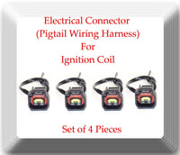 4 X Electrical Connector of Ignition Coil FD505T Fits: Ford Mazda Mercury