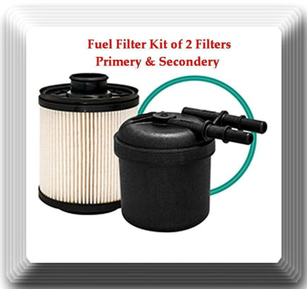 1 Kit (3 Filters) Oil Filter and Primary & Secondary Fuel Filters Ford V8 6.7L