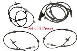 Set of 4 ABS Wheel Speed Sensor Front - Rear L/R Fits OEM#ZX00A  Altima Maxima