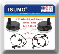 4 ABS Speed Sensor Front Rear Left/Right For Scion xA xB 04-06 Toyota Echo 01-05