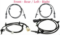 4 x ABS Wheel Speed Sensor Front Rear L/R  Fits Taurus Sable 2008-2009 W/RWD