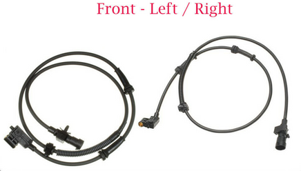 2x ABS Wheel Speed Sensor Front L/R Fits Jeep Grand Cherokee 1999-2004 4.0L 4.7L