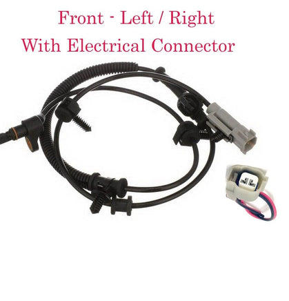 ABS Wheel Speed Sensor & Connector Front L/R Fits: Commander Grand Cherokee