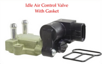 2Pcs Idle Air Control Valve & Throttle Position Sensor Fits Civic 01-05 1.7L MT