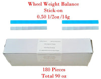 Stick on Wheel Weight Balance Assortment 3 Boxes 0.25oz 0.50oz 1oz total 270 oz