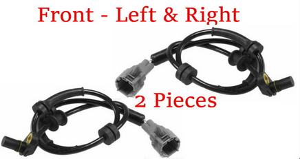 4 Pieces ABS Wheel Speed Sensor Front-Rear Left/Right Fits: Nissan Titan 08-11