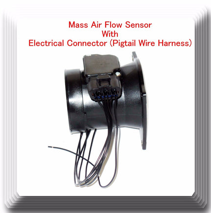 6 Blades Mass Air Flow Sensor W/ Electrical Connector Fits: Ford Lincoln Mercury