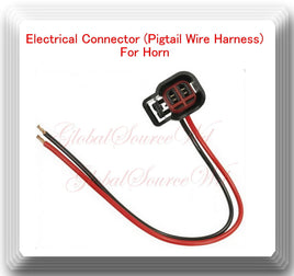 Electrical Connector (Pigtail Wire Harness)For Horn Fits:GM Isuzu Saturn Suzuki 