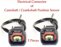 Camshaft Crankshaft Position Sensor W/Connector Fit: Ford Jaguar Lincoln Mercury