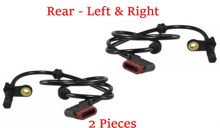 4x ABS Wheel Speed Sensor Front - Rear L & R Fits: Mercedes 2007-2010 W216 W221