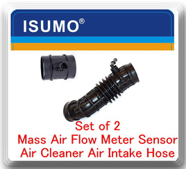 2 Pc Mass Air Flow Sensor & Air Cleaner Intake Hose Fits AVEO AVEO5 G3 G3 WAVE 