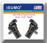 2 x ABS Wheel Speed Sensor Rear L/R Fits: Ford Lincoln Mazda Mercury 1987-2019