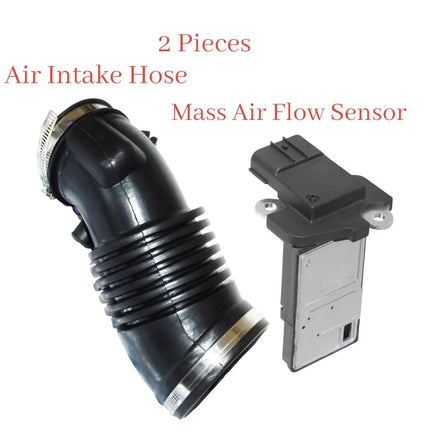 2 Pcs Mass Air Flow Sensor + Air Cleaner Intake Hose Fits Honda 2016-2024 V63.5L