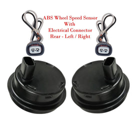 2 x ABS Wheel Speed Sensor+ Connectors Rear L/RFits Scion tC Toyota Celica Prius