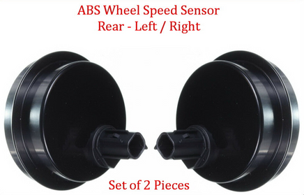 4x ABS Wheel Speed Sensor + Connector Front Rear L/R For xD 2008 Yaris 2006-2011