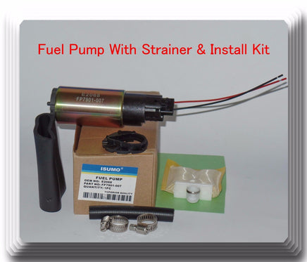 E2068 Fuel Pump W/ Strainer Fits: Acura Honda Isuzu Mitsubishi Suzuki