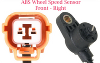 2 ABS Wheel Speed Sensor &Connectors  Front L/R For Acura CL TL Honda Accord