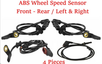 4X ABS Wheel Speed Sensor Front Rear L/R Fits: Mercedes C CLK CLK AMG 2001-2009