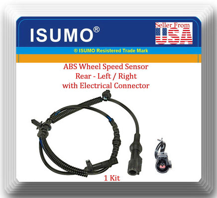 ABS Wheel Speed Sensor W/ Connector Rear L/R Fits: Explorer Flex Taurus MKS