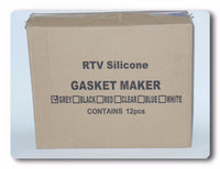 12 TUBE VISBELLA GREY RTV SILICONE HI-TEMP GASKET MAKER  