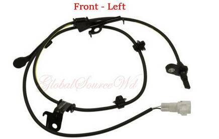 2 x ABS Wheel Speed Sensor +Connector Front-L/R For xD 2008-2009 Yaris 2006-2011