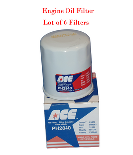 LOT 6 Engine Oil Filter Made In USA Fits: TOYOTA L14476 PH4967 LF3614 51394