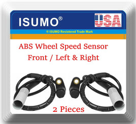 2 x ABS Wheel Speed Sensor Front Left & Right For BMW 740I 740IL 750IL 95-98
