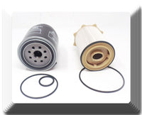2 Pcs  Spin-on & Cartridge Fuel/Water Separator Filter Fits: Ram 2011-2019 6.7L