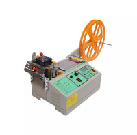 Hot and Cold Strip Cutter Automatic Webbing Tape Textile Ribbon Cutting Machine