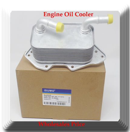 Oil Cooler Fits: OEM# 06E117021G  VW TOUAREG 2011-2015 V6 3L ELECTRIC/GAS  