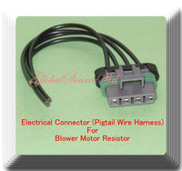 Electrical Connector for Blower Motor resistor Rear Fits Chevrolet GMC