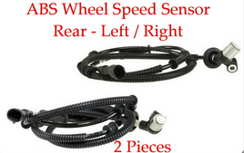 2 X ABS Wheel Speed Sensor Rear L & R  Fits:Jeep TJ 1997-1998 Wrangler 1997-2006