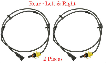 2x ABS Wheel Speed Sensor W/Connector Rear L/R Fit Town & Country Grand Caravan 