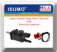 EGR2633 Vapor Canister Purge Valve Solenoid W/Connector Fit GM Isuzu Saab Saturn