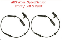 4 x ABS Wheel Speed Sensor W/Connectors Front-Rear L/R Fits BMW 2 3 4 2012-2020