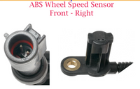 2 x ABS Wheel Speed Sensor W/Connectors Front L/R  Fits: Escape Tribute Mariner
