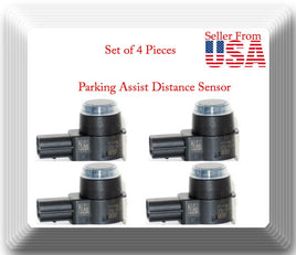 4 Pcs 25961316 Park Assistance Distance Sensor Fits:Buick Cadillac Chevrolet GMC