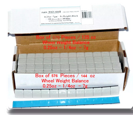 1728 pc  0.25 1/4oz stick on wheel weight balance 144 stripes total of 432oz