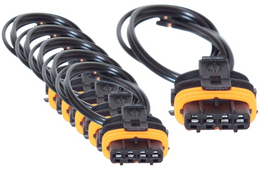 Set of 6 Electrical Connector of Ignition Coil UF341 Fits Volvo 6 Cyl