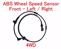 1 Kit ABS Wheel Speed Sensor W/Connector Front L/R Fits: Excursion  Series F 4WD