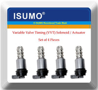 4 Kits Variable Valve Timing Solenoid W/Connector VVT4203 Fits: BMW 5 6 7 X5