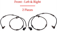 Set 3 ABS Wheel Speed Sensor Front L/R & In Differential Fits:4WD Ram 2500 3500