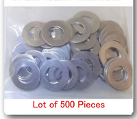 LOT 500 Aluminum Oil Drain Plug Gasket 14mm Fits: Honda & Acura Jeep Kia Suzuki