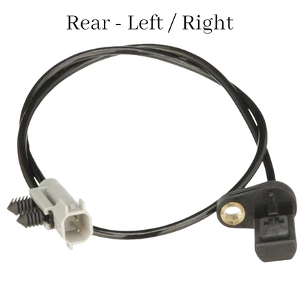 2 x ABS Wheel Speed Sensor Rear Left & Right Fits: Commander Grand Cherokee