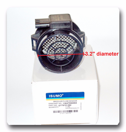 Mass Air Flow Meter (MA) Fits:OEM# 13627566984 BMW X3 2004-2006 L6 2.5L