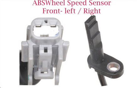 2 ABS Wheel Speed Sensor + Connectors  Front L/R Fits: Nissan Altima Maxima